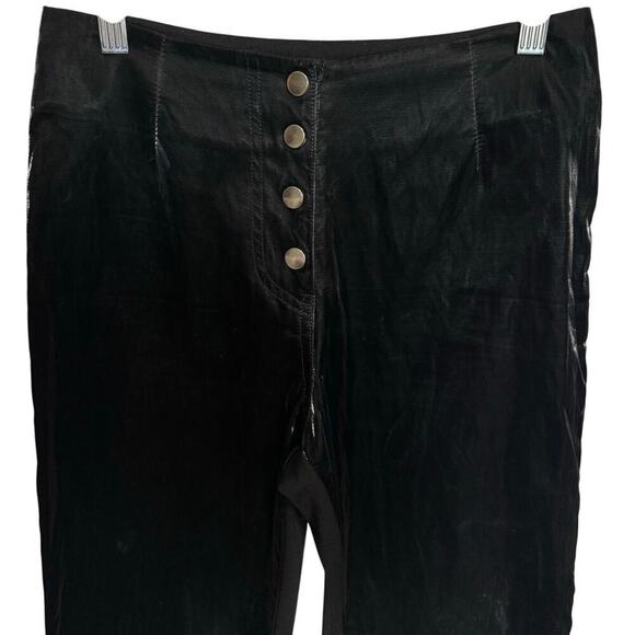 I.AM.GIA Castor PVC Mid Rise Pant In Black Size Small - Picture 4 of 12